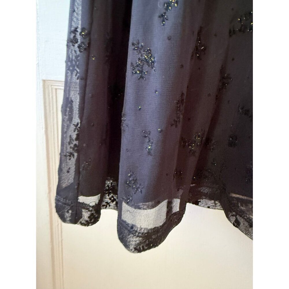 Vintage Rocket Candy Black Beaded Slip Dress – Size Small - Picture 10 of 10